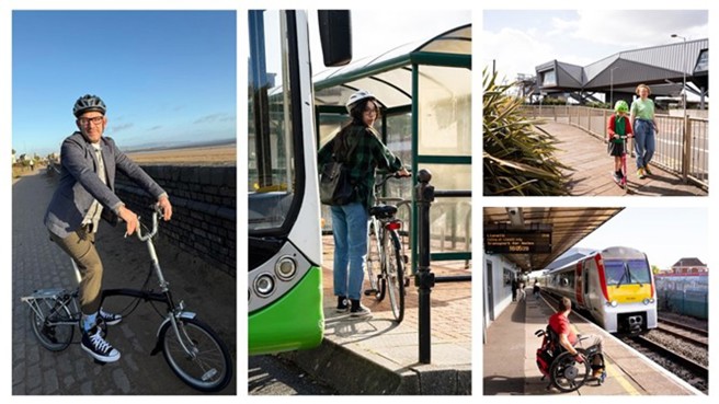Types of Transport, Bike, Trains and Scooter