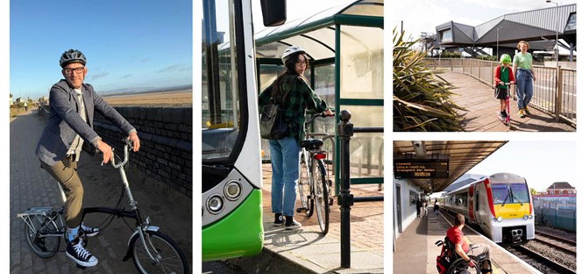 Types of Transport, Bike, Trains and Scooter