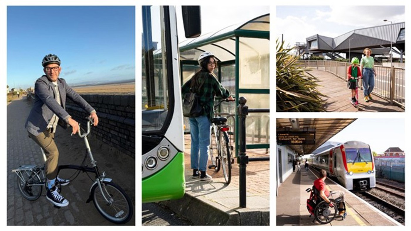 Types of Transport, Bike, Trains and Scooter